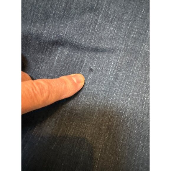 Eddie Bauer Slightly Curvy Straight Leg Jeans P14 Dark Denim - Picture 2 of 10